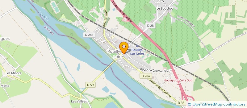 localisation de l'entreprise EARL CARROY JACQUES ET FILS à POUILLY-SUR-LOIRE