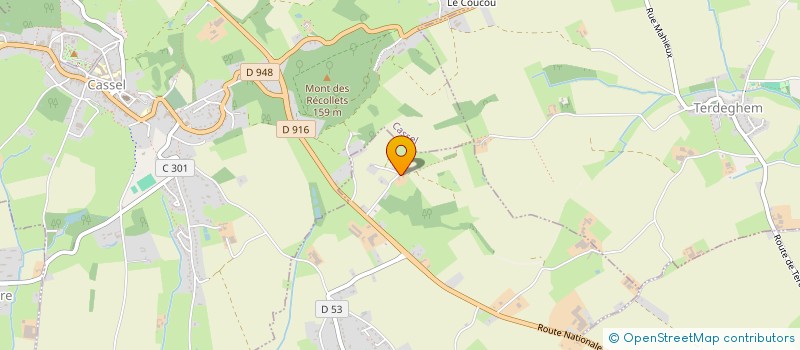 localisation de l'entreprise EARL CARTON à SAINTE-MARIE-CAPPEL