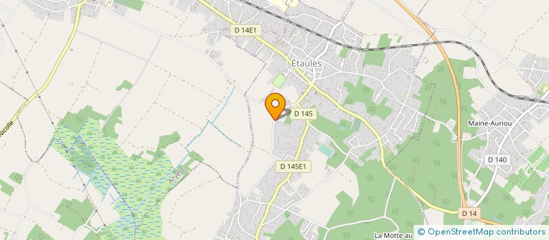 localisation de l'entreprise EARL CARTRON à ETAULES