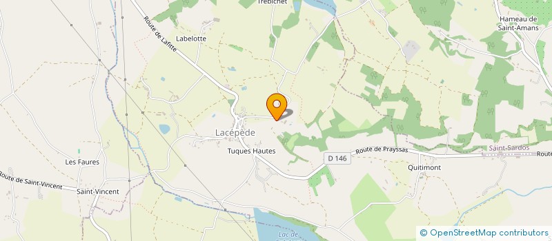localisation de l'entreprise EARL CARVALHO à LACEPEDE
