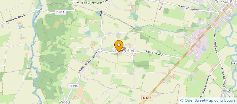 localisation de l'entreprise EARL CARVALHOSA à LALANNE-TRIE