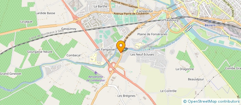 localisation de l'entreprise EARL CASANOVA à BEZIERS