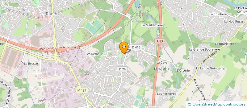 localisation de l'entreprise EARL CASSARD  SORINIERES (LES)