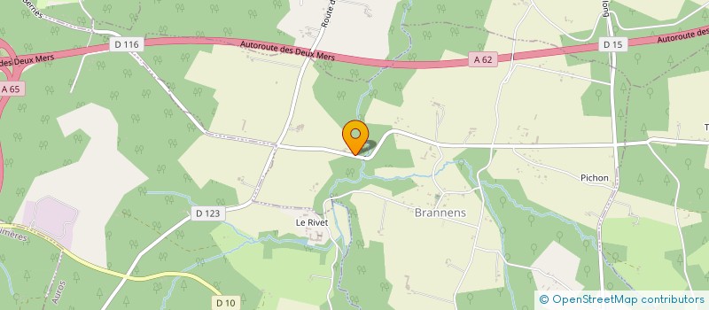localisation de l'entreprise EARL CASTAING ET FILS à BRANNENS