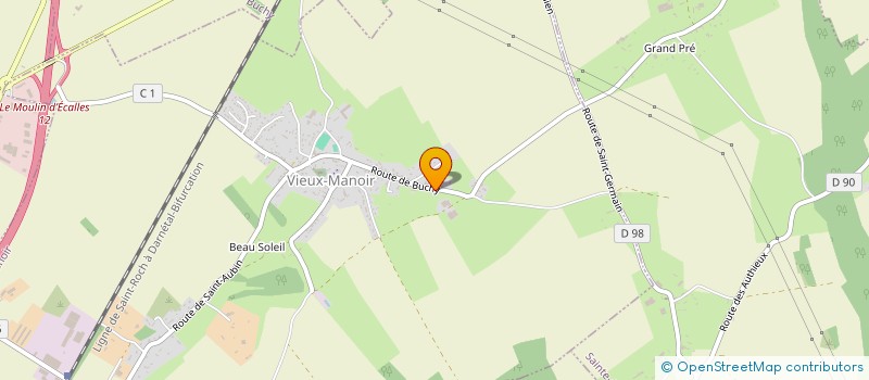 localisation de l'entreprise EARL CAUCHOIS  VIEUX-MANOIR