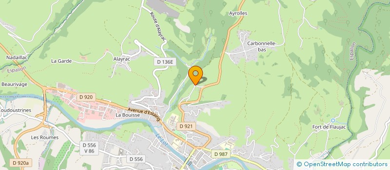 localisation de l'entreprise EARL CAUSSE ET VALLEE à ESPALION