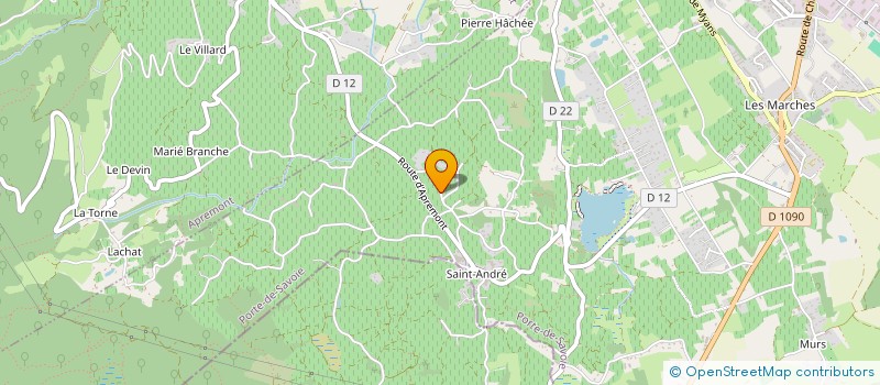 localisation de l'entreprise EARL CAVEAU DES VOUTES  MYANS