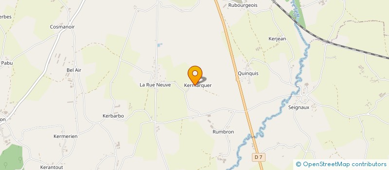 localisation de l'entreprise EARL CDK  CHATELAUDREN-PLOUAGAT