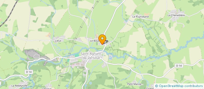 localisation de l'entreprise EARL CDMR  LA SOUTERRAINE