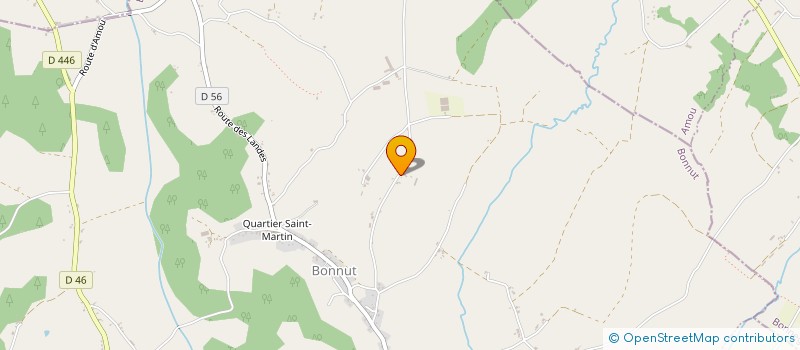 localisation de l'entreprise EARL CDROMAT à BONNUT