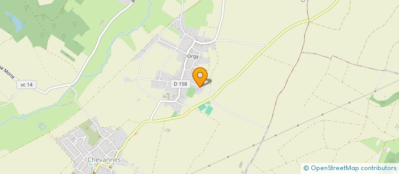 localisation de l'entreprise EARL CEG à CHEVANNES