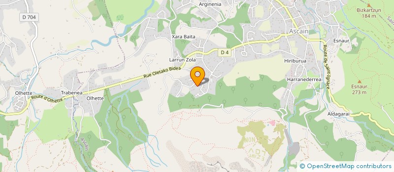 localisation de l'entreprise EARL CELAYETA  SARE