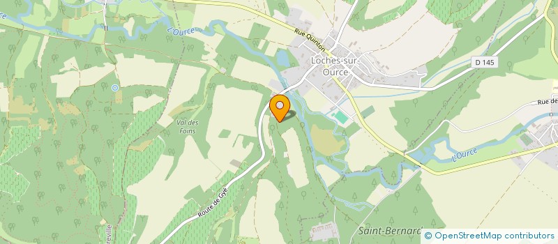 localisation de l'entreprise EARL CELCE-LEGRAIN  LOCHES-SUR-OURCE