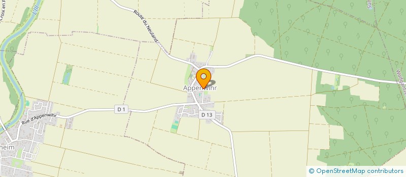 localisation de l'entreprise EARL CELESTE  WOLFGANTZEN