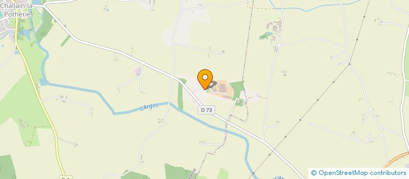 localisation de l'entreprise EARL CELLIER DU MESNIL  CHALLAIN-LA-POTHERIE