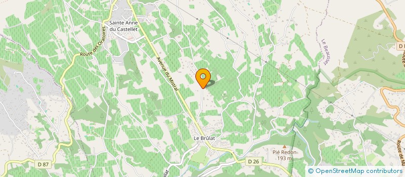localisation de l'entreprise EARL CERCIO à LE CASTELLET