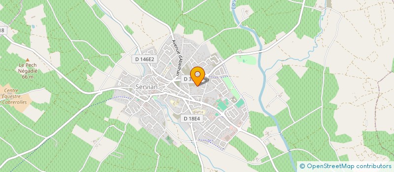 localisation de l'entreprise EARL CERCLE DU MONESTEL à SERVIAN