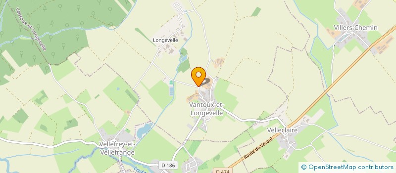 localisation de l'entreprise EARL CERES  VANTOUX-ET-LONGEVELLE