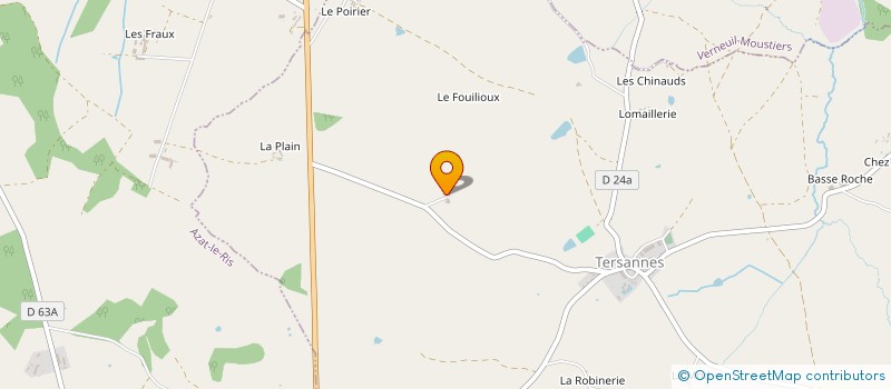 localisation de l'entreprise EARL CESBRON à AZAT-LE-RIS