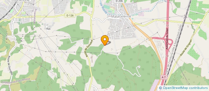 localisation de l'entreprise EARL CHABAUD  MALATAVERNE