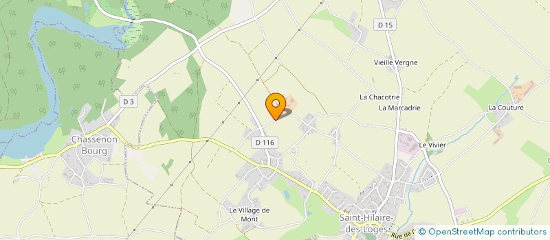 localisation de l'entreprise EARL CHAIGNEAU DAVY  SAINT-HILAIRE-DES-LOGES