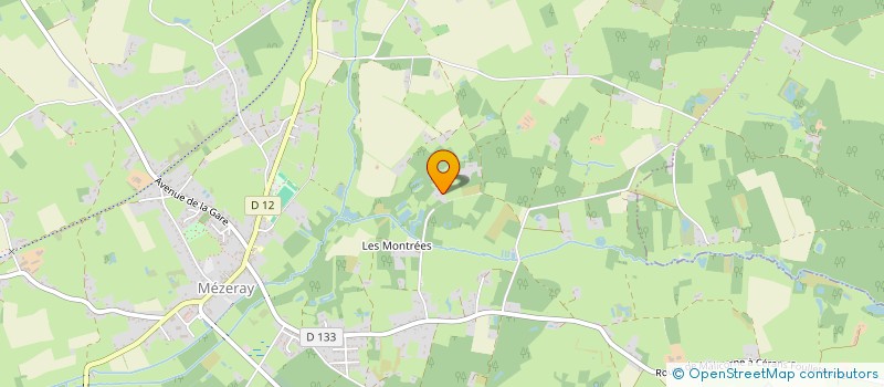 localisation de l'entreprise EARL CHAILLEU à COURCELLES-LA-FORET