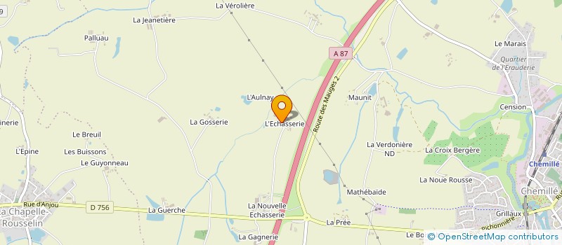 localisation de l'entreprise EARL CHAILLOU PELE à CHEMILLE-EN-ANJOU