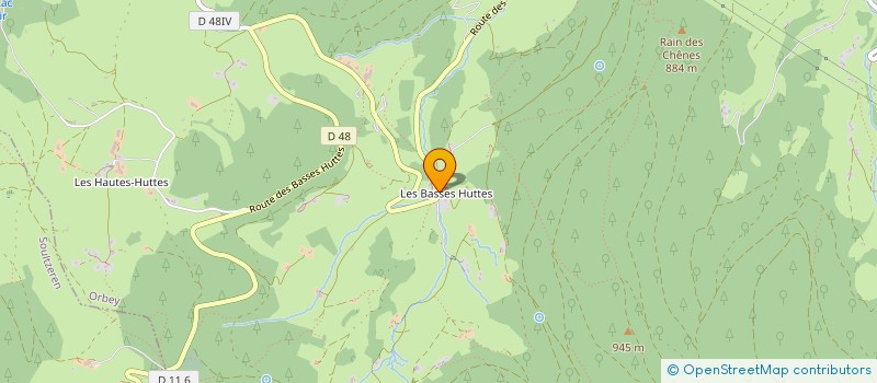 localisation de l'entreprise EARL CHAIZE  ORBEY