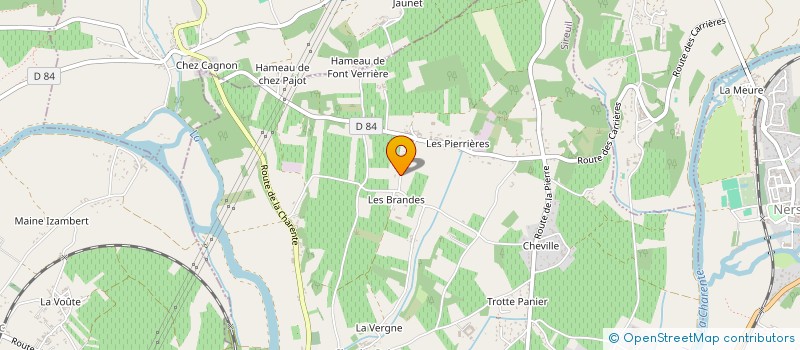 localisation de l'entreprise EARL CHAMP DES BOIS à SIREUIL