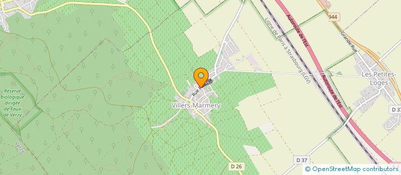localisation de l'entreprise EARL CHAMPAGNE BOUTILLEZ MARCHAND  VILLERS-MARMERY