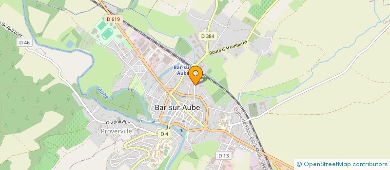 localisation de l'entreprise EARL CHAMPAGNE BRION-BOIZARD à BAR-SUR-AUBE