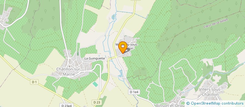 localisation de l'entreprise EARL CHAMPAGNE CHARLIER PERRIN  CHATILLON-SUR-MARNE