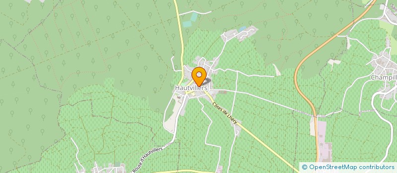 localisation de l'entreprise EARL CHAMPAGNE CLEMENT BLIARD ET FILS  HAUTVILLERS