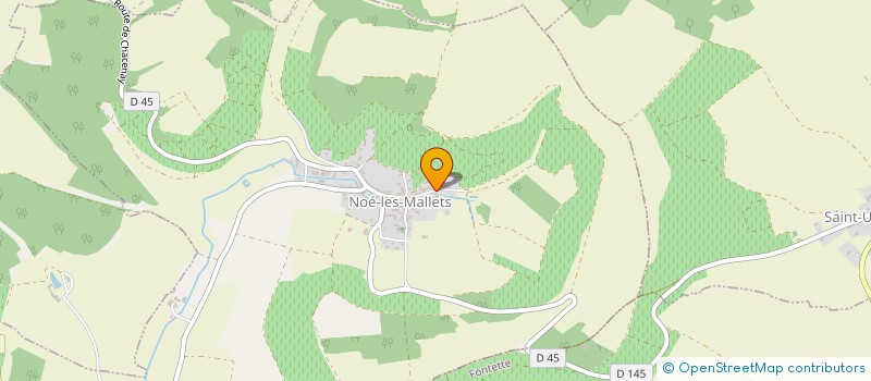 localisation de l'entreprise EARL CHAMPAGNE CORDEUIL à NOE-LES-MALLETS