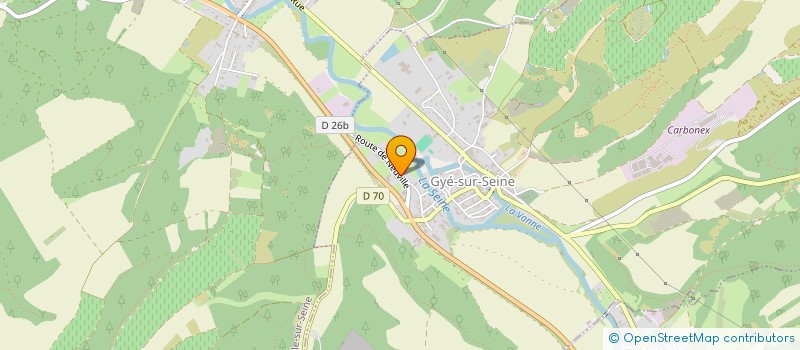 localisation de l'entreprise EARL CHAMPAGNE DOMINIQUE COUSIN  GYE-SUR-SEINE