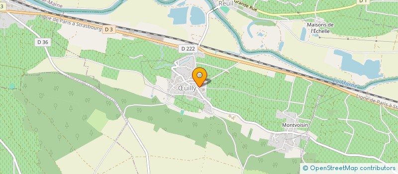 localisation de l'entreprise EARL CHAMPAGNE GERARD LITTIERE  UILLY