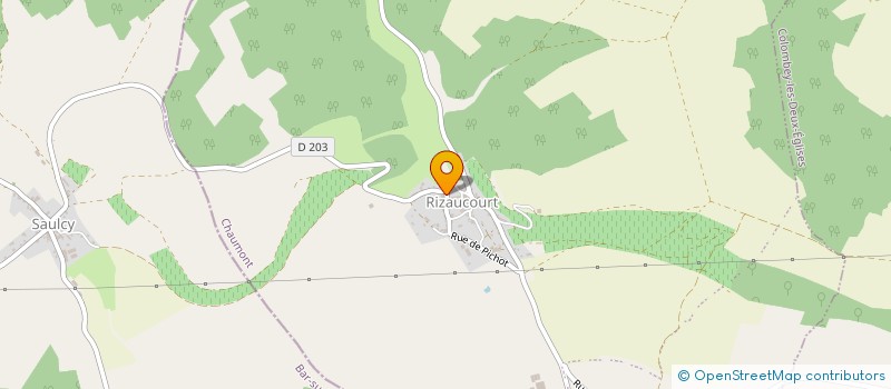 localisation de l'entreprise EARL CHAMPAGNE GODIN SCHUESTER à RIZAUCOURT-BUCHEY