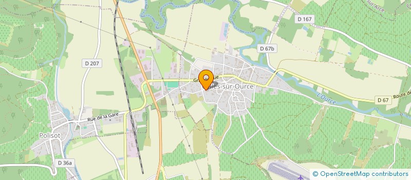 localisation de l'entreprise EARL CHAMPAGNE JEAN LAURENT à CELLES-SUR-OURCE