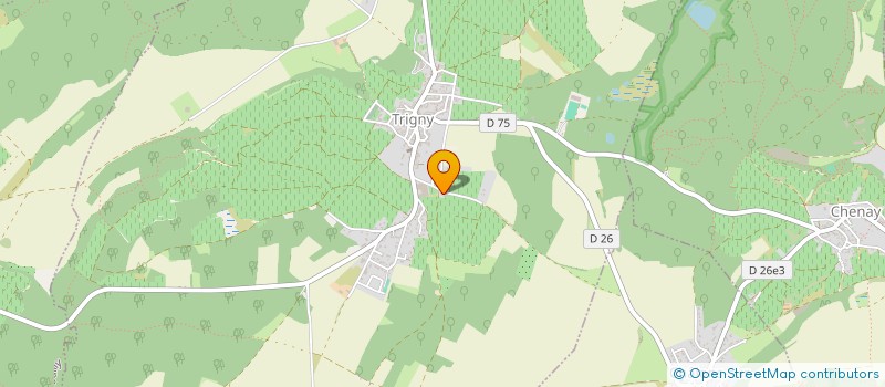 localisation de l'entreprise EARL CHAMPAGNE JEAN LUC GOULARD GERARD  TRIGNY