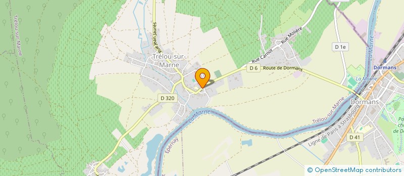 localisation de l'entreprise EARL CHAMPAGNE METEYER PERE ET FILS à TRELOU-SUR-MARNE