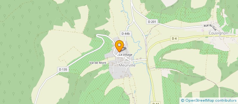 localisation de l'entreprise EARL CHAMPAGNE PERRON-BEAUVINEAU à MEURVILLE