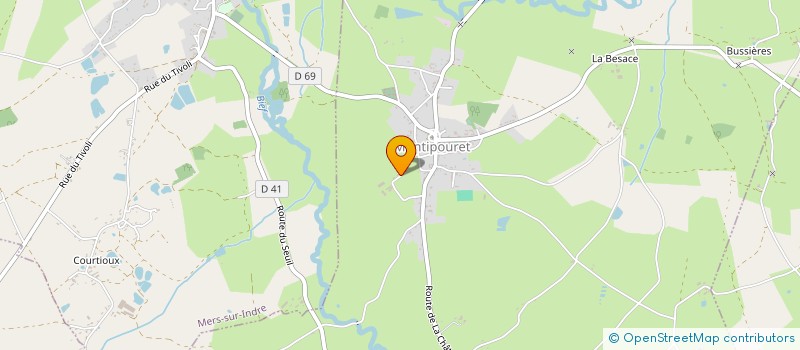 localisation de l'entreprise EARL CHAMPIGNEUX à MONTIPOURET