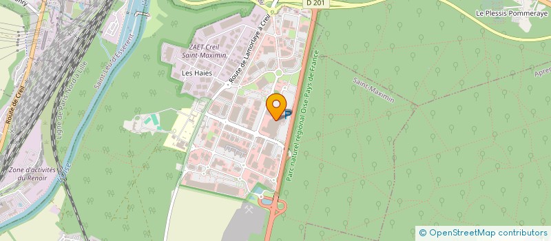 localisation de l'entreprise EARL CHAMPIMAX  SAINT-MAXIMIN