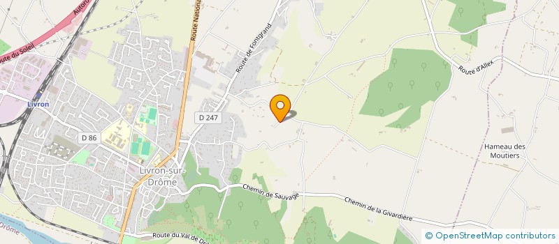 localisation de l'entreprise EARL CHANAS à LIVRON-SUR-DROME