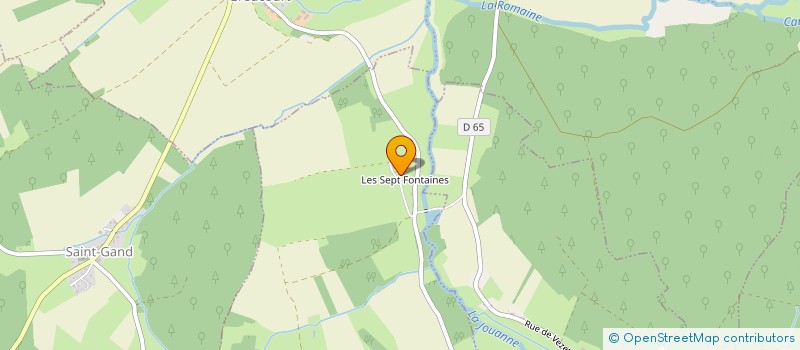 localisation de l'entreprise EARL CHANET  LA VERNOTTE