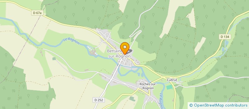 localisation de l'entreprise EARL CHANT'POULE à ROCHES-BETTAINCOURT