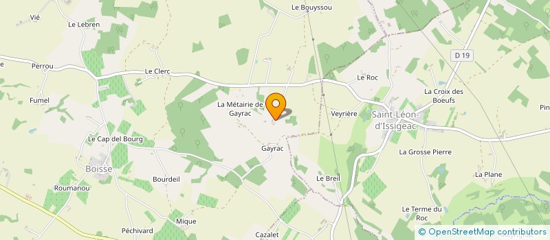 localisation de l'entreprise EARL CHANTE GRILLONS à MONTAUT