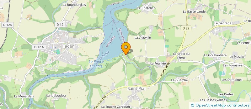 localisation de l'entreprise EARL CHANTOISEAU à LANVALLAY