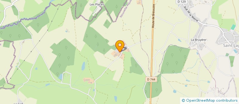 localisation de l'entreprise EARL CHANTREAU  SAINT-MAIXENT-DE-BEUGNE