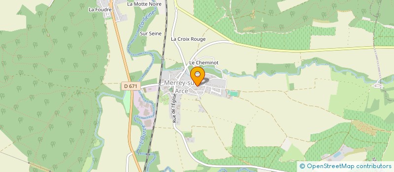 localisation de l'entreprise EARL CHAPLAIN FRANCOIS ET FILS à MERREY-SUR-ARCE